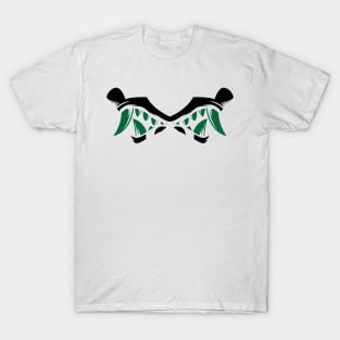 scary teeth face mask T-Shirt